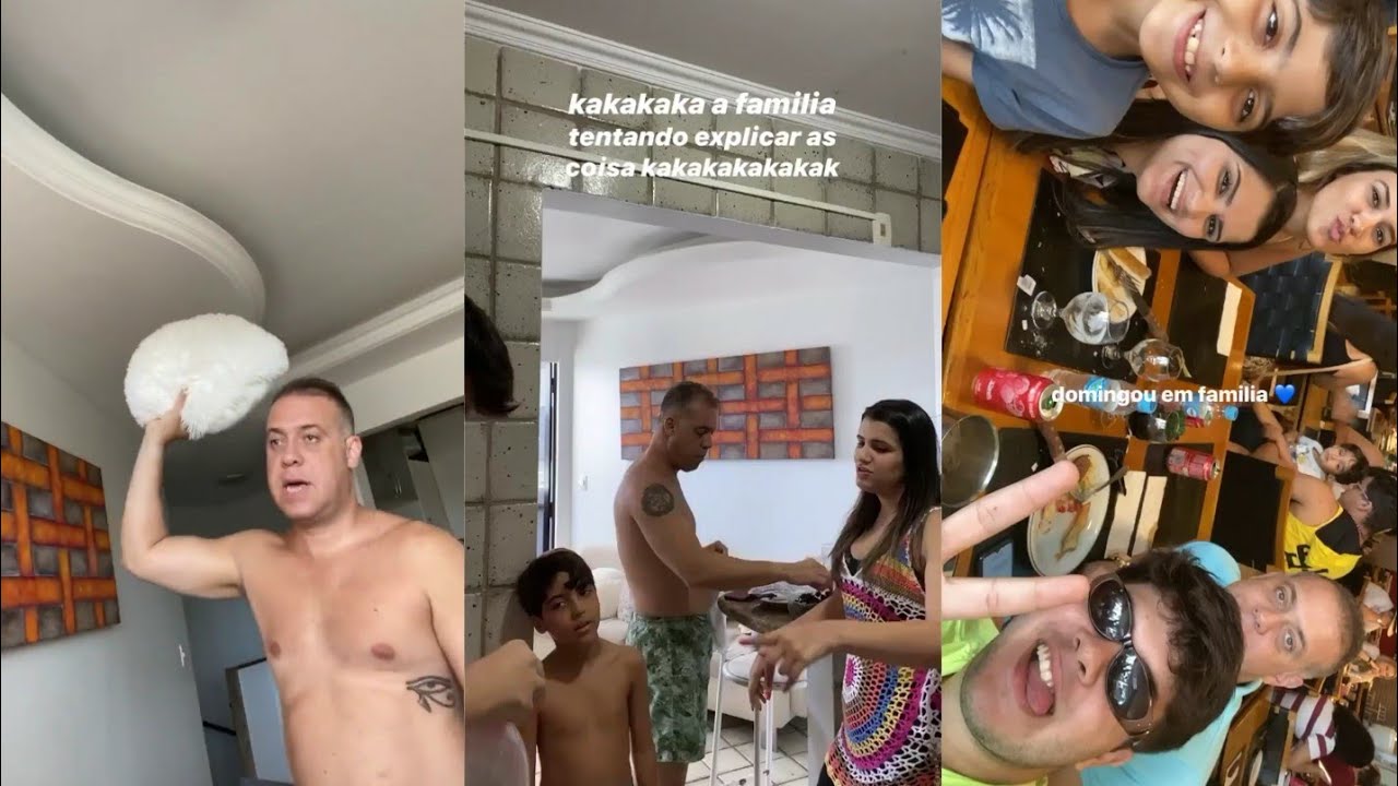 Alvaro dar um camisinha para seu irmão brincar