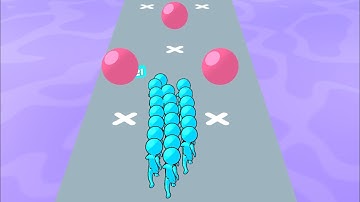 Runner Pusher - All Levels Gameplay Android, iOS