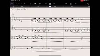 String Quartet No. 2 - Nick Komarnicki (StaffPad and Berlin First Chairs)