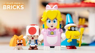 LEGO 71407 Super Mario Cat Peach Suit and Frozen Tower Expansion Set - Speed Build