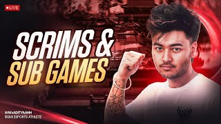 LIVE FROM RNTX Bootcamp | BGIS 2026 White Walkers  | TRAINING AND SCRIMS | Aditya is Live!!