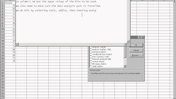 How to create a histogram Part 1.avi