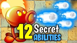 12 Secret Abilities of Plants that you might actually MISSED in PvZ 2