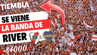 💥SE VIENE LA BANDA DE RIVER 🐔[TEMBLOR MONUMENTAL] | River vs boca | 2024