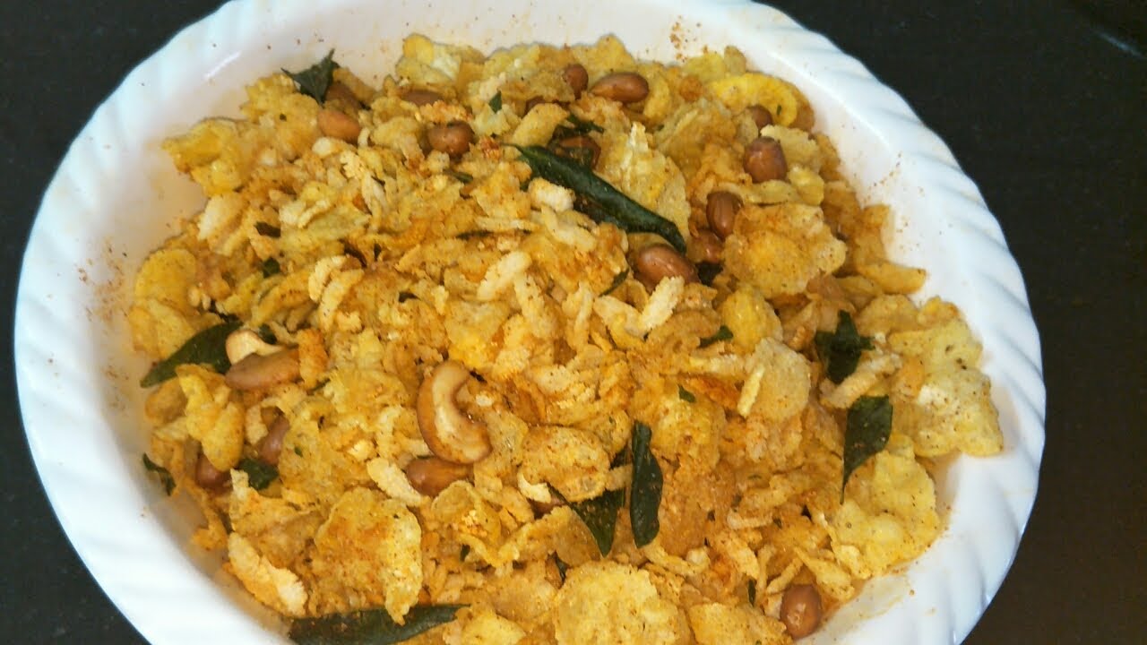 Cornflakes Mixture Recipe In Telugu | Evening Snack Recipe in 10 Min ...