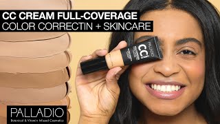 Palladio Cosmetics CC Cream | Full-Coverage Vegan Formula