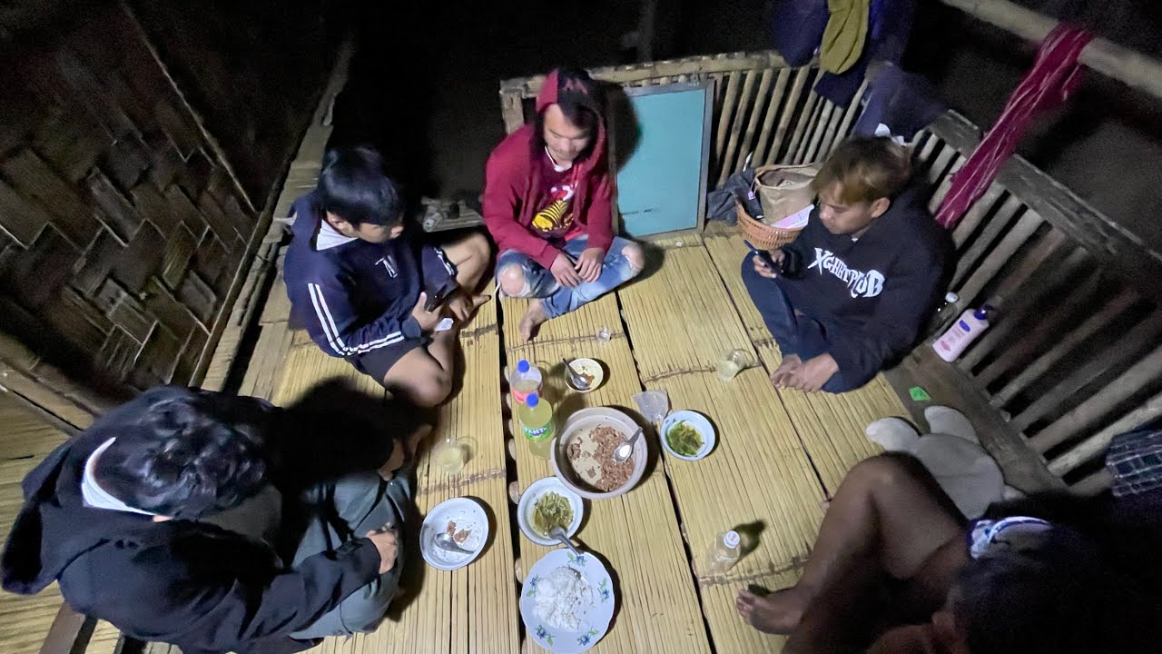 On the way home from Lay Klo Leh | Shared what we got with friends 