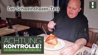 Wo gibt es die beste Schweinshaxe? 🍖 Bernd Zehner testet! | Achtung Kontrolle