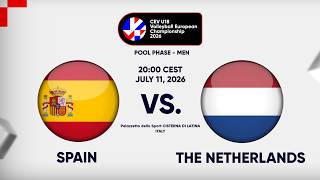 Full Match | Spain vs. The Netherlands | CEV U18 Volleyball European Championship 2026 | Men