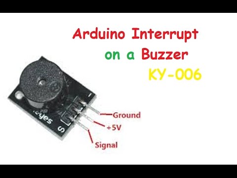 Arduino KY-006 simple interrupt on a buzzer. - YouTube