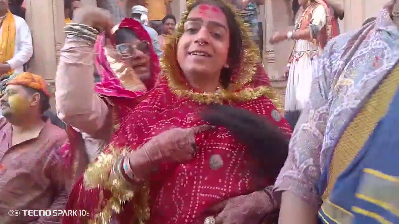 #होली के शुभ 🎉अवसर पर बहुत सुंदर 🎤 भजन#बरसाना में 💃🥁सखियों की धूम