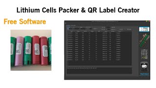 Lithium Battery Pack Calculator and QR Code Label Creator Software screenshot 2