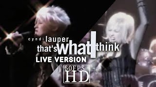 Cyndi Lauper - That's what i think (Live version) (not official video)
