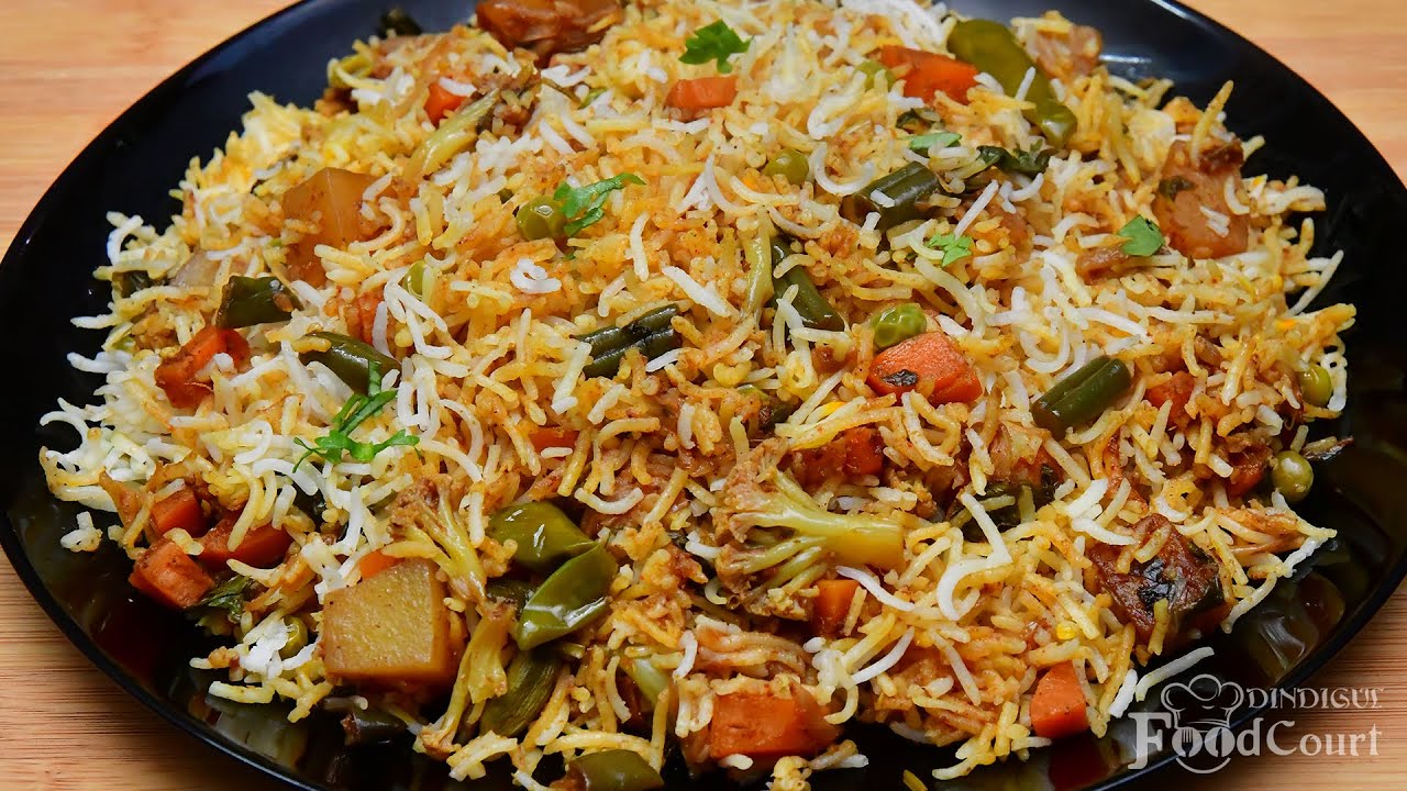 Hyderabadi vegetable biryani