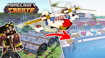 I EXPANDED my delivery network in Minecraft Create Mod!