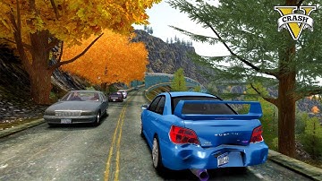 GTA 4 Cliff Drops Crash Testing Real Car Mods Ep.5