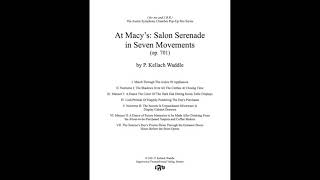 AT MACY's-OP. 704 Salon Serenade in Seven Movements for Bass Duo by P. KELLACH WADDLE
