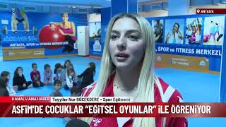 Asfi̇mde Çocuklar Eği̇tsel Oyunlar İle Öğreni̇yor