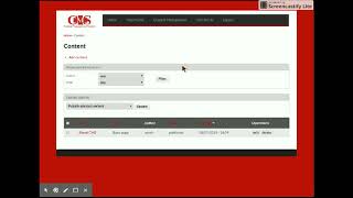 PHP & MySQL Project on Content Management System