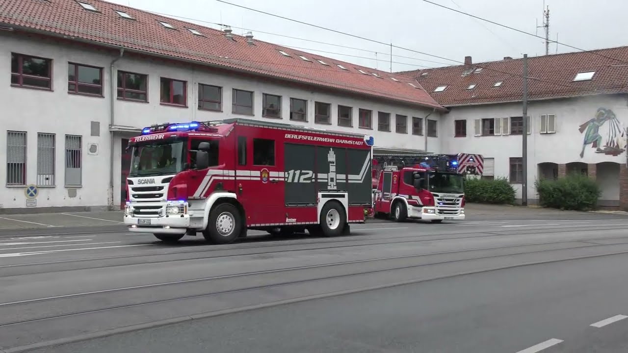 2x Löschzug der Berufsfeuerwehr Darmstadt
