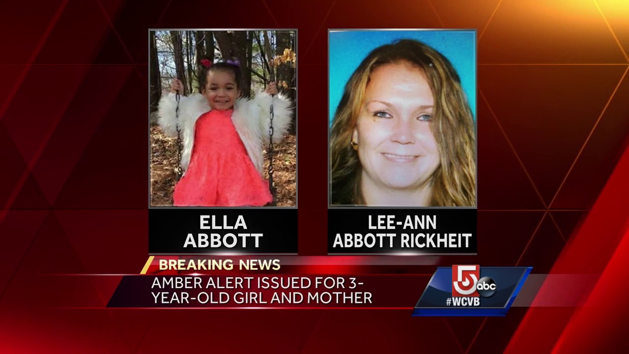 Amber Alert issued after 3-year-old taken by mother in Worcester