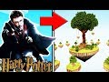 MINECRAFT 1V1V1V1 HARRY POTTER LUCKY BLOCK SKYWARS! | (Minecraft Modded Minigame)