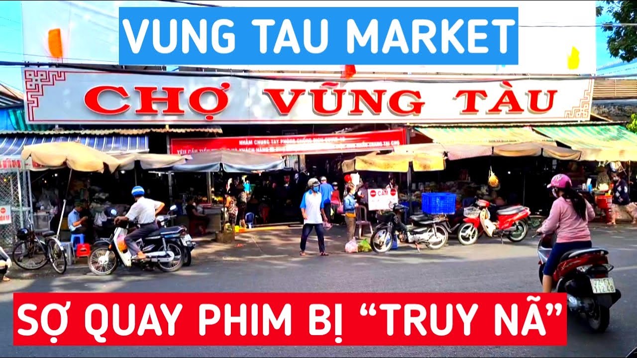 chợ ở vũng tàu New 2022 Chợ Vũng Tàu - Bà con ĐỀ PHÒNG sợ quay phim, lần đầu thấy Youtuber nên còn bỡ ngỡ | KPVL