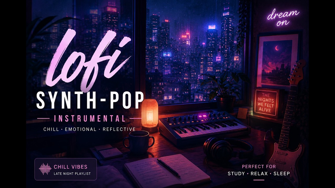 Obejrzyj Emotional Lofi Synth Pop for Relaxing & Overthinking | Relaxing Lofi for Study & Sleep w YouTube Obejrzyj Emotional Lofi Synth Pop for Relaxing & Overthinking | Relaxing Lofi for Study & Sleep w YouTube