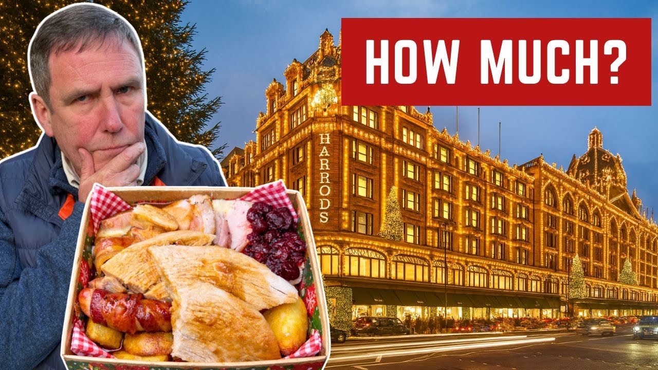 I Review Harrods Christmas Dinner! The Price Will Shock You!!