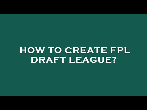 How to create