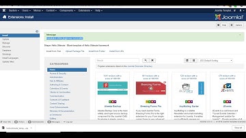 How to install templates in Joomla