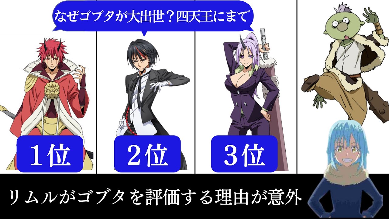 転スラ リムルがゴブタを評価する理由とは 実は天才肌だけど指導者には向いてないのに四天王に大出世した秘密を解説 Youtube