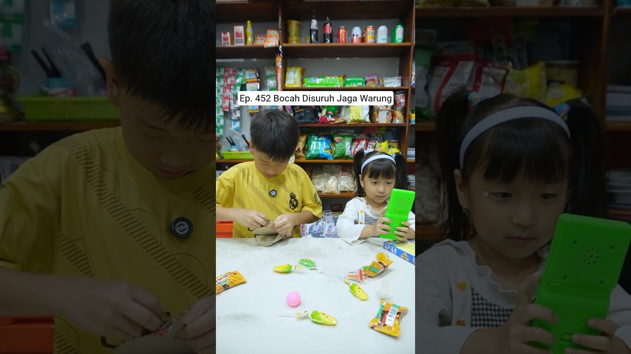 Ep. 452 Arvel & Arletta Disuruh Jaga Warung 🏪 #asmr #mukbang #warungjadul #warungcina #funnyvideo