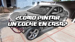 ¡¡LO PINTAMOS ENTERO EN EL CAMPO!! RX8 SWAP LS1 V8 PARA DRIFT #10