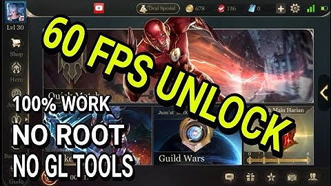 Tutorial Unlock 60 FPS Garena AoV NO ROOT, NO GL TOOLS, DLL. WORK 100%