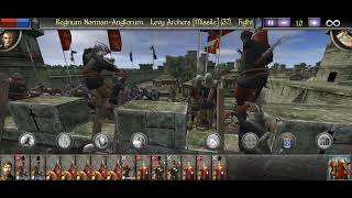 Medieval 2 total war mobile , SSHIP mod , English troop seige a French's castle