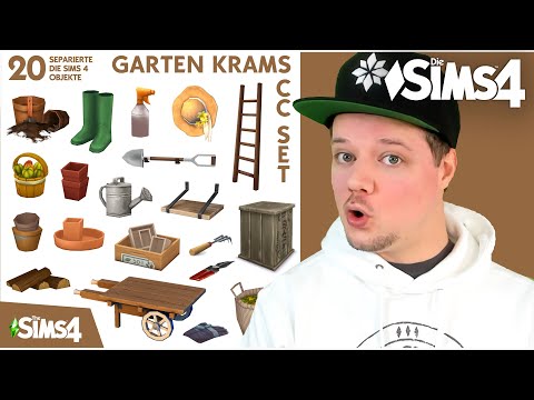 Unser neues CC Set ? Die Sims 4 GARTEN KRAMS CC Set in der Vorstellung