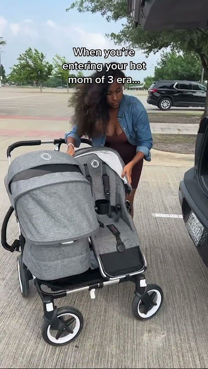 Hot Mom - Elegance F022 - 3 in 1 Baby Stroller - Grid with Matching Car Seat