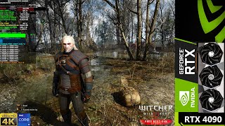 The Witcher 3 Next Gen Ray Tracing, Ultra+ Settings 4K | RTX 4090 | i9 13900K 6GHz