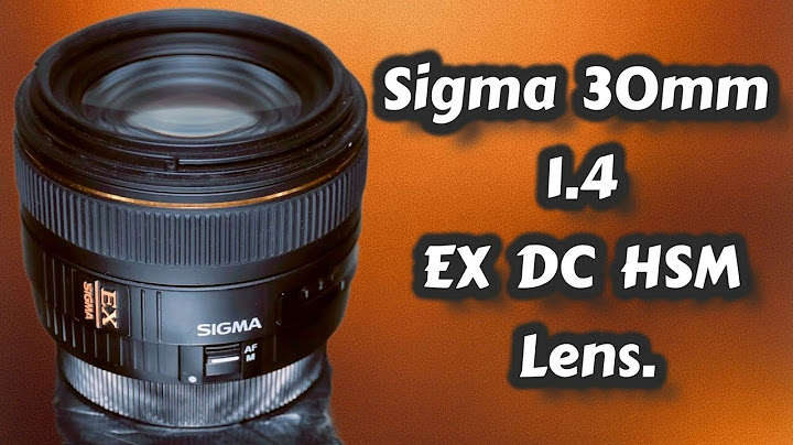 Sigma 30mm f1.4 ex dc hsm for canon ม อสอง