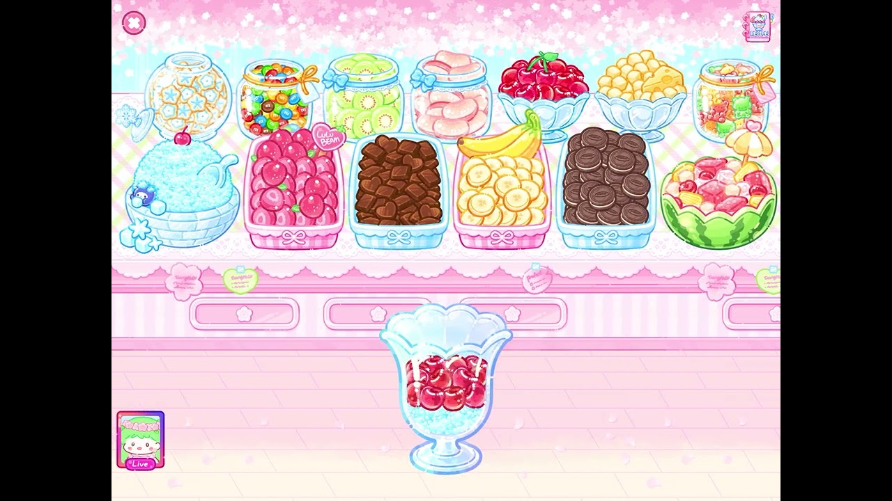 フルーツの達人　新パフェレシピ　ときめく桜吹雪パフェ