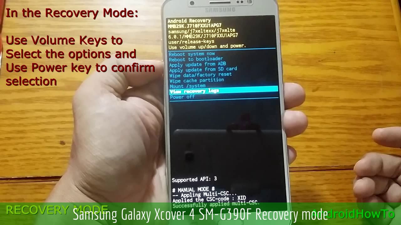 Samsung xcover 4 recovery mode Clearance