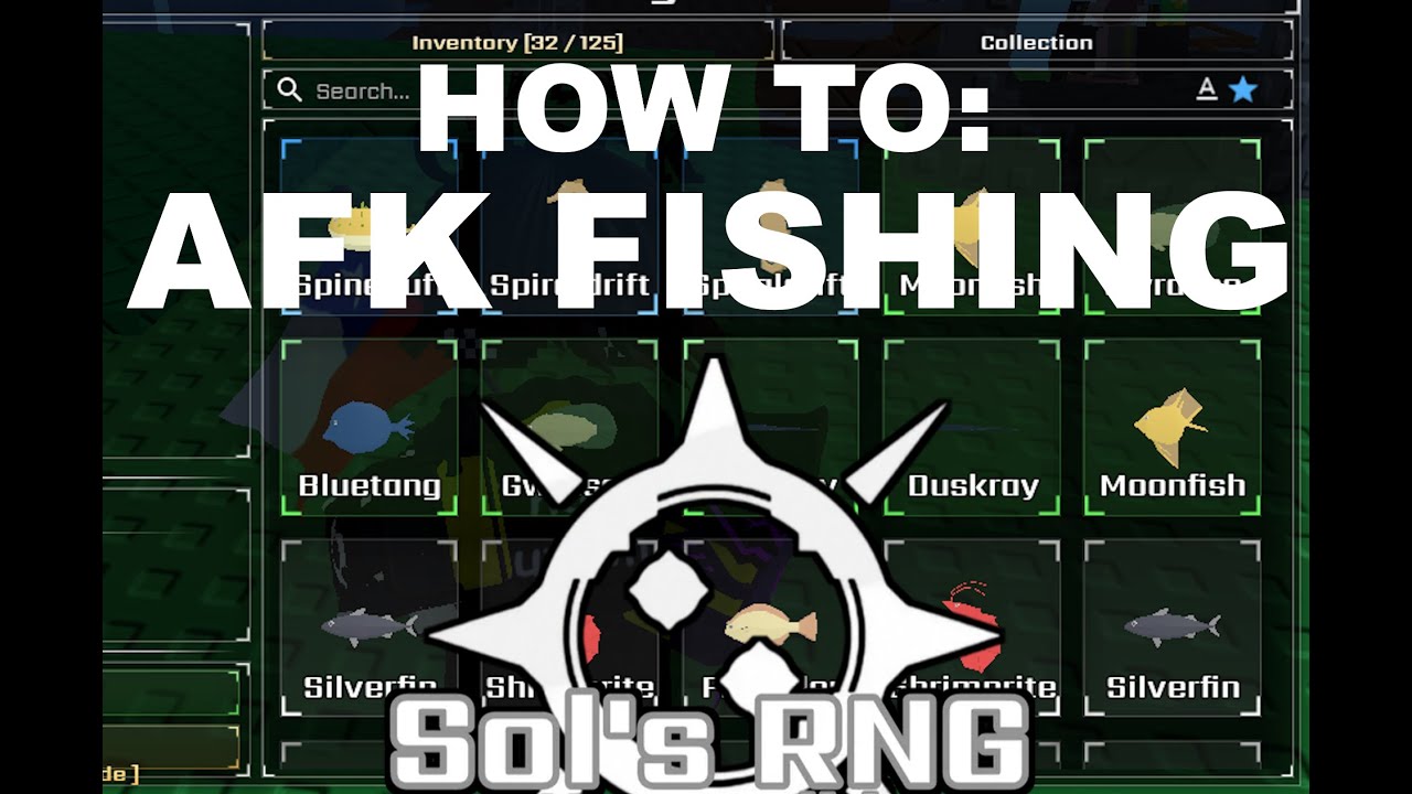 How to AFK Fishing in Sol's RNG (My method)