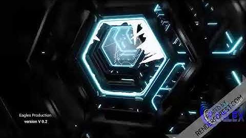 Hexagon Tunnel Music Visualizer | Logo Version