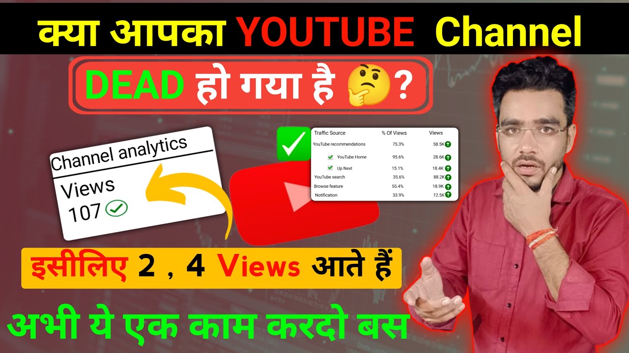 क्या आपका Yt Channel Dead हो गया है ? इसीलिए Views नहीं आ रहा है dead ...