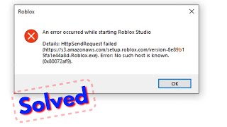 How To Fix Roblox Studio Login Failed Error 