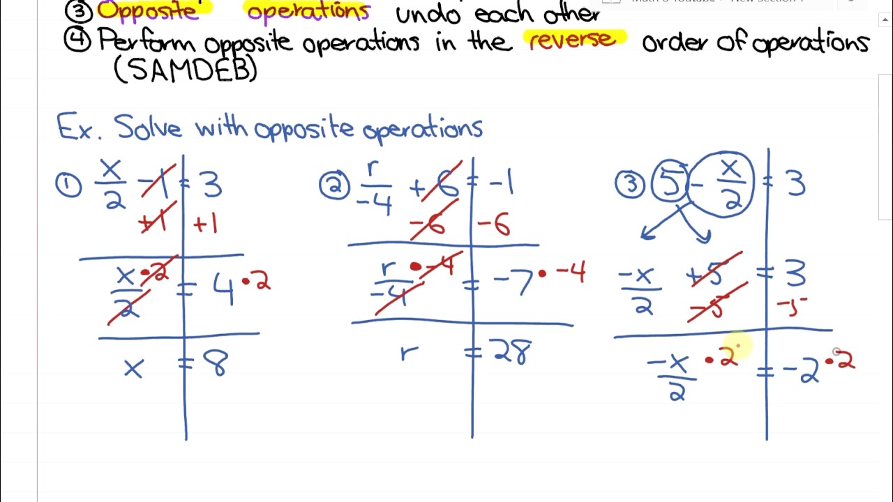 10.3: Modelling and Solving Two Step Equations (Part Two)