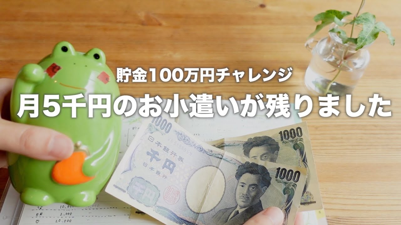 【貯金】100万円チャレンジ16｜お小遣い購入品｜家族会議