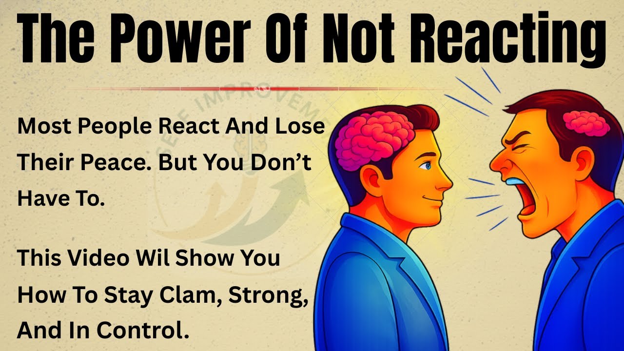 The Power of Not Reacting || Graded Reader || Improve Your English Fluency ✅️