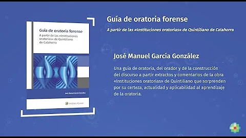 Gua de oratoria forense | Jos Manuel Garca Gonzlez